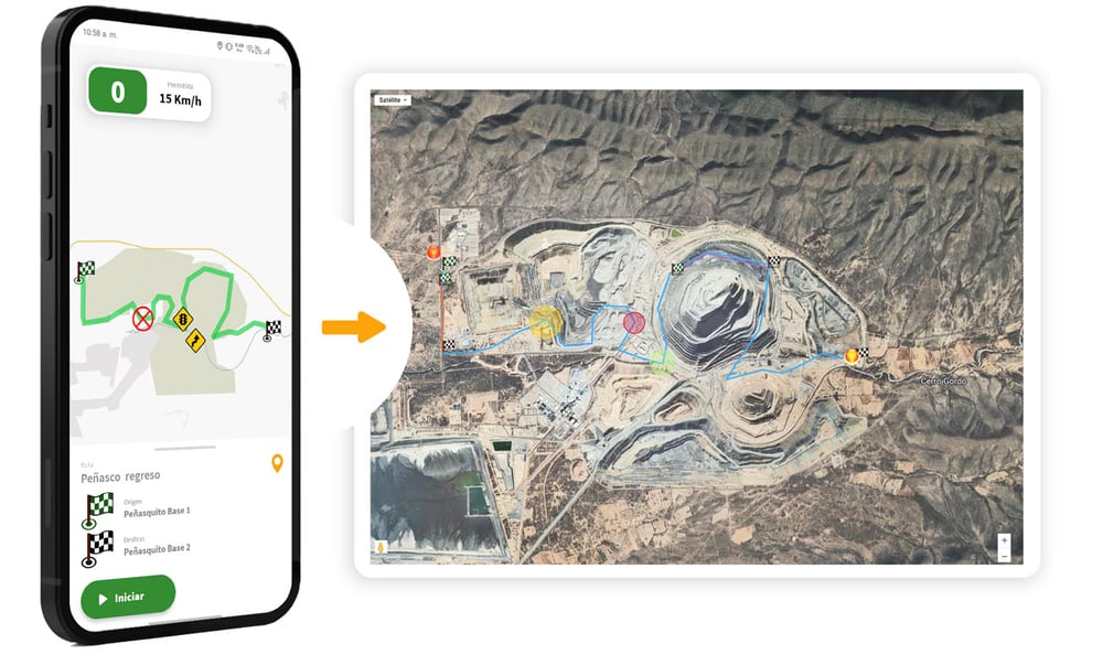celular-mapa-mina-tracker-velocidad-ubicacion