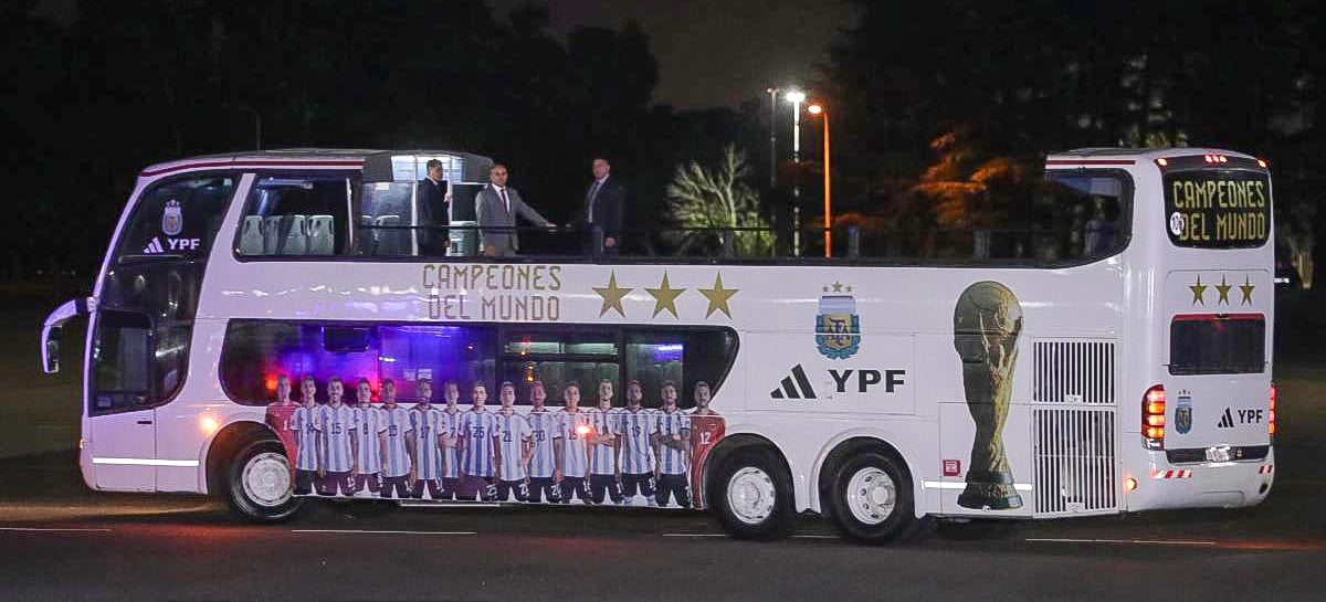 icono autobus seleccion argentina messi campeones del mundo
